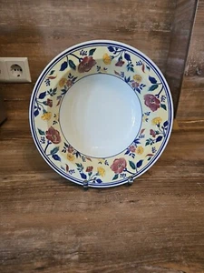 Obstschale Keramik/Steingut Made In Italy Original mediterrane Blumenmuster - Bild 1 von 2
