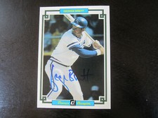 1984 Donruss Champion # 15 George Brett Autograph Signed Card JSA Royals