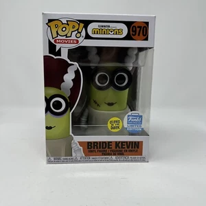 Funko Pop! Movies MINIONS - BRIDE KEVIN GLOW IN THE DARK #970 - Funko EXCLUSIVE - Picture 1 of 8