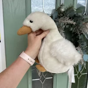 Peluche Ikea Lantlig Goose Swan Vintage RARO Juguete Suave, Pato Blanco 24 cm - Imagen 1 de 9