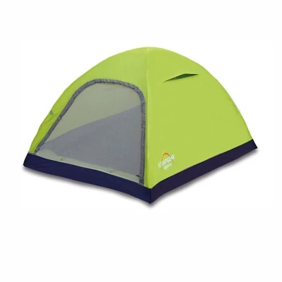 Portable Outdoor Camping 2 Person Waterproof Hiking Folding Dome Tent Green - Image 1 of 4