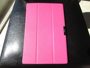FYY Sony Xperia Z2 10" Tablet Book Cover Case Magnetic On/Off PINK - Picture 1 of 7