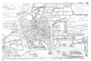 c1740 Palermo Sicilia Sicilia incisione su rame di Antoine Aveline - Foto 1 di 1