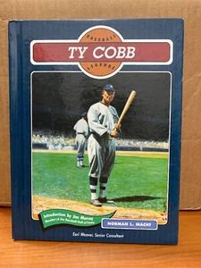 VINTAGE 1993 TY COBB Baseball Legends Hardcover Biography BOOK MLB - Picture 1 of 5