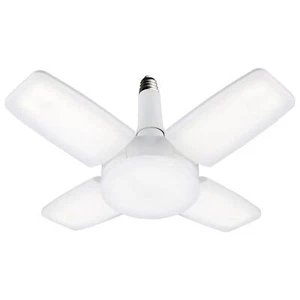 Satco S13146 Adjustable Multi-Beam LED Utility and Garage Ceiling Light, White, - Picture 1 of 6