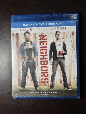 Neighbors (Blu-ray + DVD) Zac Efron & Seth Rogen Movie - Buy 2 Get 1 Free - New! Foto 1 de 4