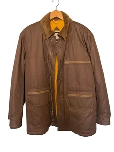 Men’s London Fog Outdoors Unlimited Jacket Coat Size 44 Reg Brown VTG - Picture 1 of 9
