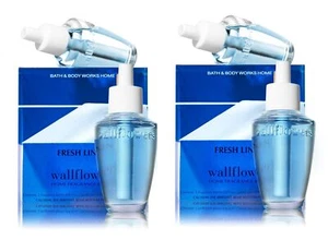 Bath & Body Works Fresh Linen Wallflower Bulb Refills TWO boxes, FOUR bulbs! - Picture 1 of 1