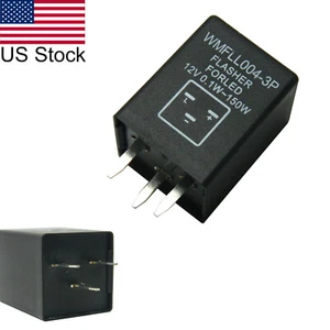 3-Pin EP28 Electronic LED Flasher Relay Fix Turn Signal Bulbs Hyper Flash Issue - Picture 1 of 5