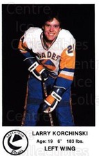 1983-84 Saskatoon Blades #16 Larry Korchinski