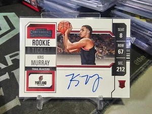 2023-24 Panini Contenders Kris Murray Rookie Ticket Variation #125 RC Autograph! - Picture 1 of 2