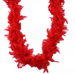Boa de pluma de vela roja 70 gm 72 en 6 pies - Imagen 1 de 1
