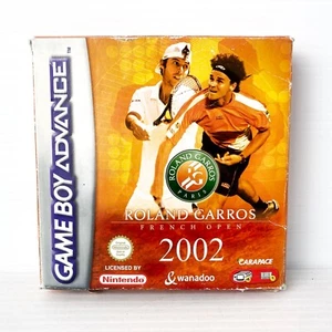 Roland Garros Abierto de Francia 2002 + Caja, Manual, Inserto - Nintendo GBA - Probado - Imagen 1 de 10