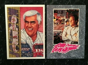 Junior Johnson & Sam Bass 1992 MAXX RACING Card Lot of 2 NASCAR - Picture 1 of 3