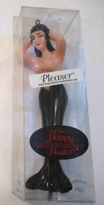NOS RISQUE UNFISHED THE PLEASER HOOKER MERMAID FISHING LURE ~ RARE BLACK HAIR - Picture 1 of 6