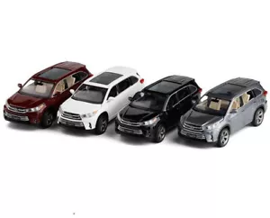 1:32 Toyota Highlander SUV Toy Model Car ABS Diecast Vehicle Collection Gifts - Picture 1 of 12