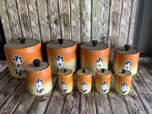 RETRO ANODISED CANISTER SET - VINTAGE CANISTER CONTAINER SET - Bild 1 von 11