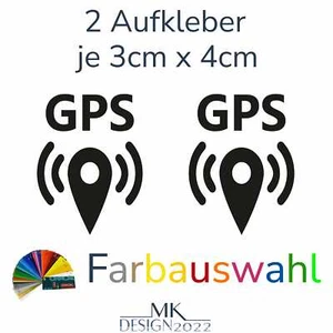 GPS Aufkleber MTB Fahrrad Mountainbike Rahmen E Bike E Scooter Security 2x 4cm - Bild 1 von 27