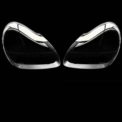 Right&Left Headlight Clear Lens Cover Shell For Porsche Cayenne 2005-2006 Foto 1 de 4
