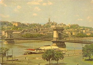 B63964 Ungarn Budapest Donauboote Boote Ungarn - Bild 1 von 2