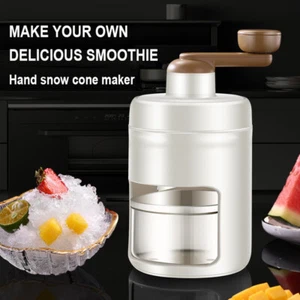 500ML Ice Crusher Machine Manual Ice Cube Crusher Home Kitchen Barware Tool - Picture 1 of 10