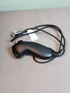 Black Nunchuck Nintendo Wii / U OEM GENUINE OFFICIAL RVL-004 Controller Remote - Picture 1 of 9