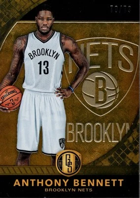 2016-17 Panini Gold Standard Gold #7 Anthony Bennett /79 - BSK - Image 1 of 2