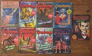 R L Stine Goosebumps 9 Books Mixed Lot  Very Good Condition  - Bild 1 von 11