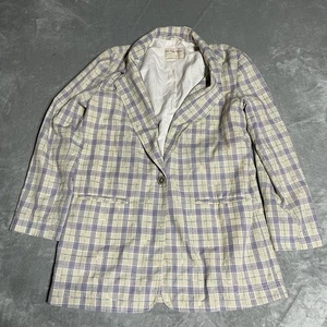 Blazer We The Free People a quadri Beckett fidanzato donna medio preppy accademia - Foto 1 di 8
