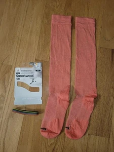 Smartwool Zero Cushion Ski Socks Merino Wool Over the Calf Wild Salmon Size L - Picture 1 of 9