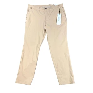 Pantalones ligeros Calvin Klein para hombre color tostado azabache calce ajustado elástico infinito 40x30 nuevos con etiquetas - Imagen 1 de 13