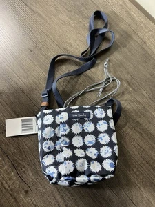 Bolso Bandolera VERA BRADLEY Aligerar Mini Cordón Azul Punto Salpicaduras NUEVO - Imagen 1 de 9