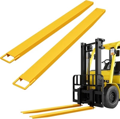 Extensiones de carretilla elevadora Extensiones de horquilla de 72 pulgadas Extensión de horquilla de paleta de acero de 4,5 pulgadas de ancho Foto 1 de 4