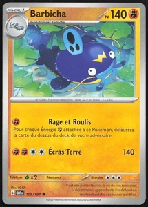Carte Pokémon Barbicha 109/197 Flammes Obsidiennes Français - Picture 1 of 2