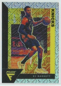 2020-21 Panini Flux #116 RJ Barrett New York Knicks Silver Mojo Prizm - Picture 1 of 2