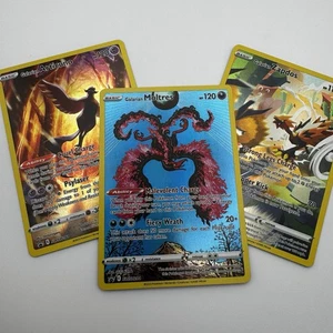Galarian Articuno Zapdos Moltres Pokemon Crown Zenith SWSH 282 283 284 Promo - Picture 1 of 19