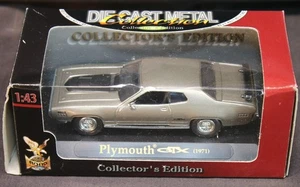 1970 Plymouth GTX 440-6 1:43 pressofuso strada firma Yat Ming - Foto 1 di 9