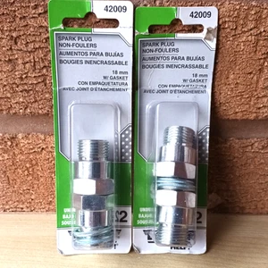 4 x Dorman 42009 spark plug non fouler O2 Qxygen sensor EML adaptor spacer 18mm - Picture 1 of 7