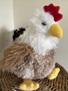 NWT Standing Rooster Chicken Plush Stuffed Animal Toy Easter 13" Tall Soft - Picture 1 of 6