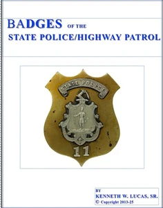 STATE POLICE-HIGHWAY PATROL BADGES BOOK by LUCAS - Picture 1 of 14