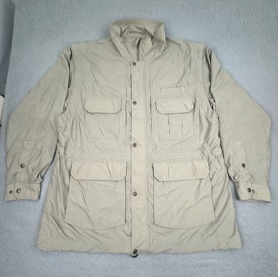 Chaqueta Royal Robbins Para Hombre XL Caqui Cremallera Convertible Carga Ir a Todas Partes Foto 1 de 4