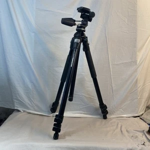 Manfrotto 3021BPRO Camera Tripod with 804RC2 PAN TILT Head No Release Plate - Picture 1 of 7