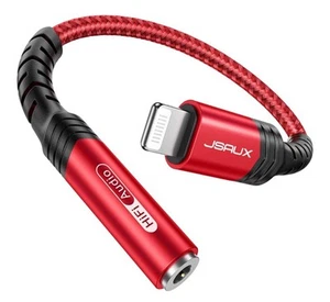 Adapter oświetlenia Jsaux do 3,5 mm Aux certyfikat Apple Mfi - Zdjęcie 1 z 6