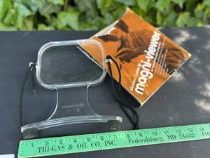 Vintage Bausch Lomb Magni-viewer Hands Free Around Neck 2x Magnifier w box - Picture 1 of 4