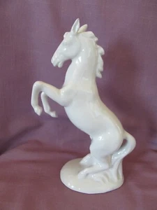 Vtg White Porcelain Horse Statue Figure GDR German Democratic Republic - Picture 1 of 5