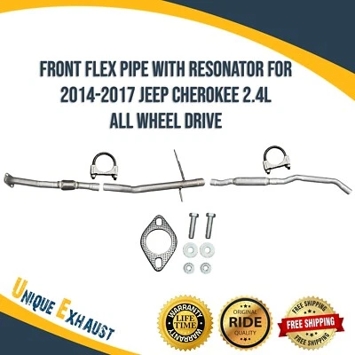 Tubo de resonador FrontFlex para Cherokee 14-17 2,4 L AWDE, excepto PZEV y estuche de transferencia de 1 velocidad Foto 1 de 4