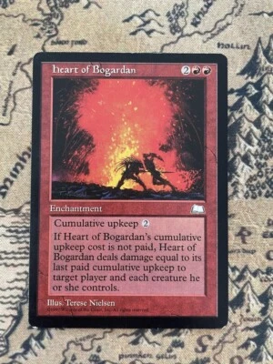 MTG Magic Heart of Bogardan Lightly Played (Weatherlight, English) - Image 1 of 2