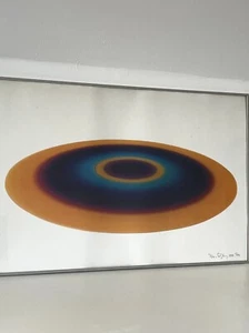 PETER SEDGLEY - UNBETITELT 1986 SIEBDRUCK abstrakt britische Op-Art - Bild 1 von 6
