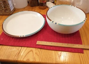 Dansk Mesa Sand Weiß Japan Schwer Steinzeug Rührschüssel & Teller - Bild 1 von 6