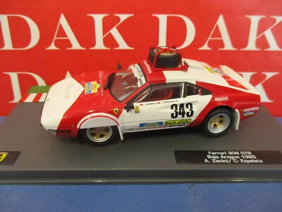 Die cast 1/43 Modellino Ferrari 308 GTB Rally Baja Aragon 1985 A. Zanini - Immagine 1 di 4